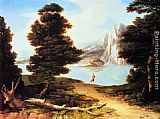 Landscape With A Lake by Washington Allston